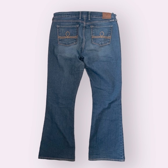 Lucky Brand dark wash Sophia bootcut flare jeans size 10 (27”) x 30” - Picture 3 of 10